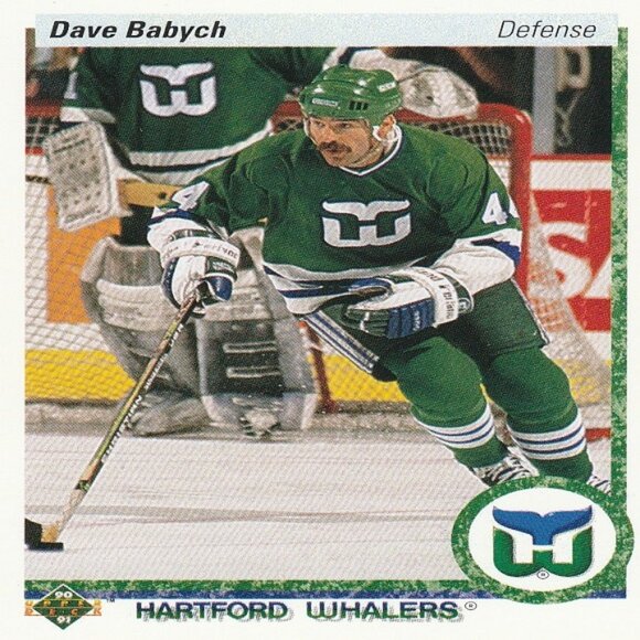 Dave Babych Hartford Whalers NHL Hockey Card Collection - 3 Card Set - Picture 3 of 4